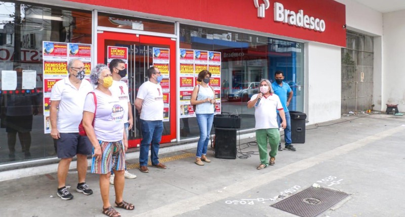 Dia Nacional de Luta contra demissões no Bradesco tem paralisações