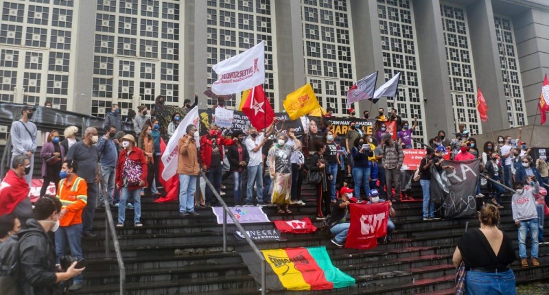 Baixada Santista protesta contra Chacina de Jacarezinho e pelo fim do genocídio