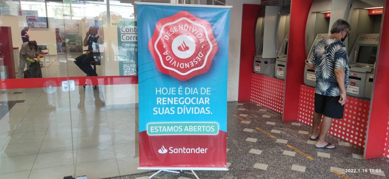 Santander Desendivida: você recebeu as horas extras do sábado, dia 22/1?