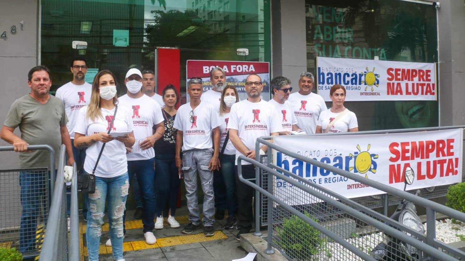 Dia Nacional de Luta contra a compensação das horas no Santander