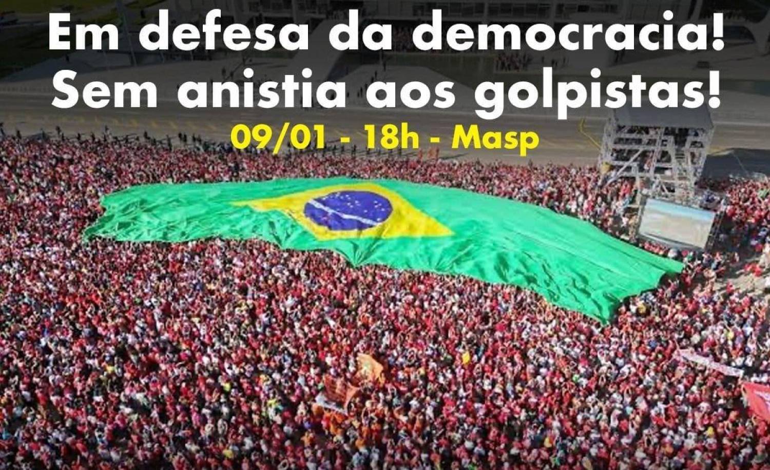 Movimentos populares convocam manifestações em todo o país nesta segunda, 9