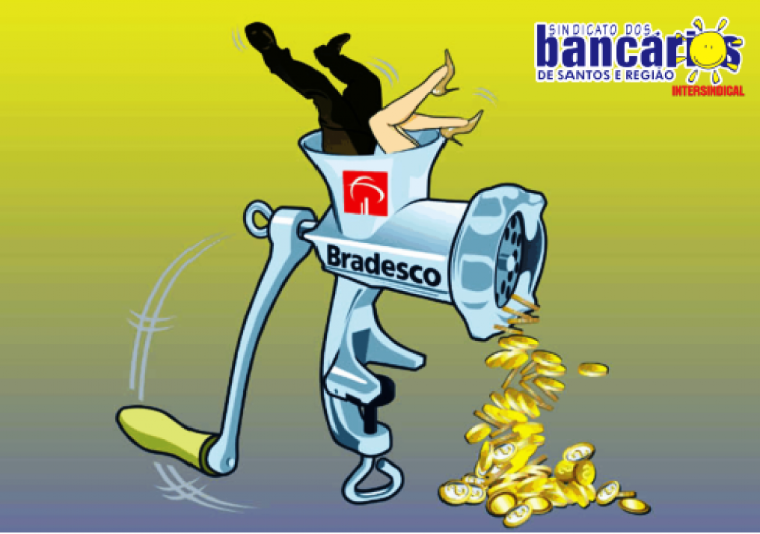 Mesmo lucrando, Bradesco continua destruíndo a vida de seus funcionários