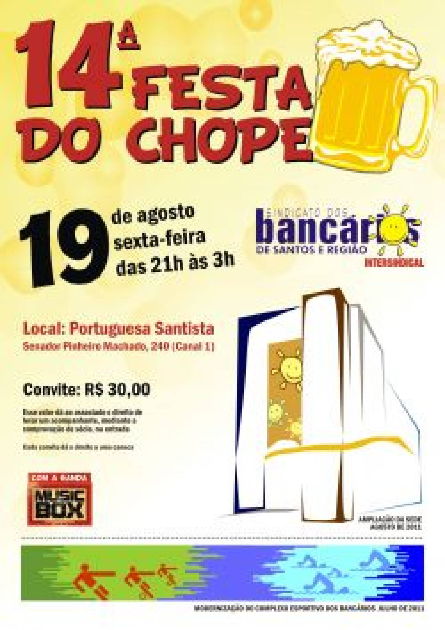 Não Perca: 14ª Festa do Chope