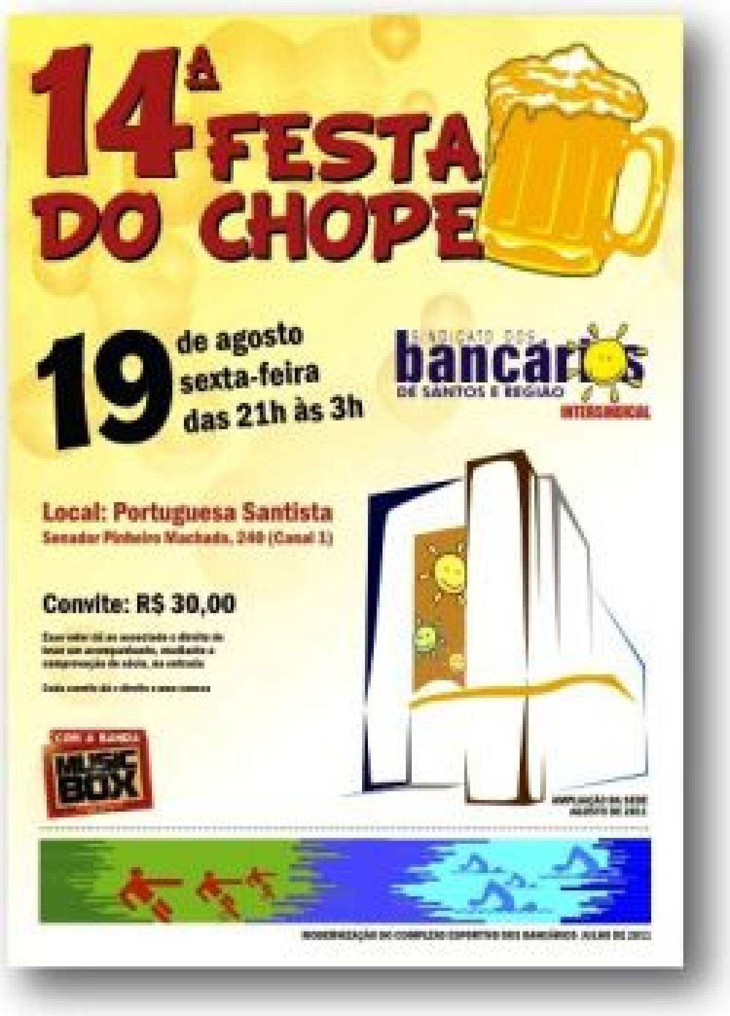 Garanta já seu convite p/ a 14ª Festa do Chope