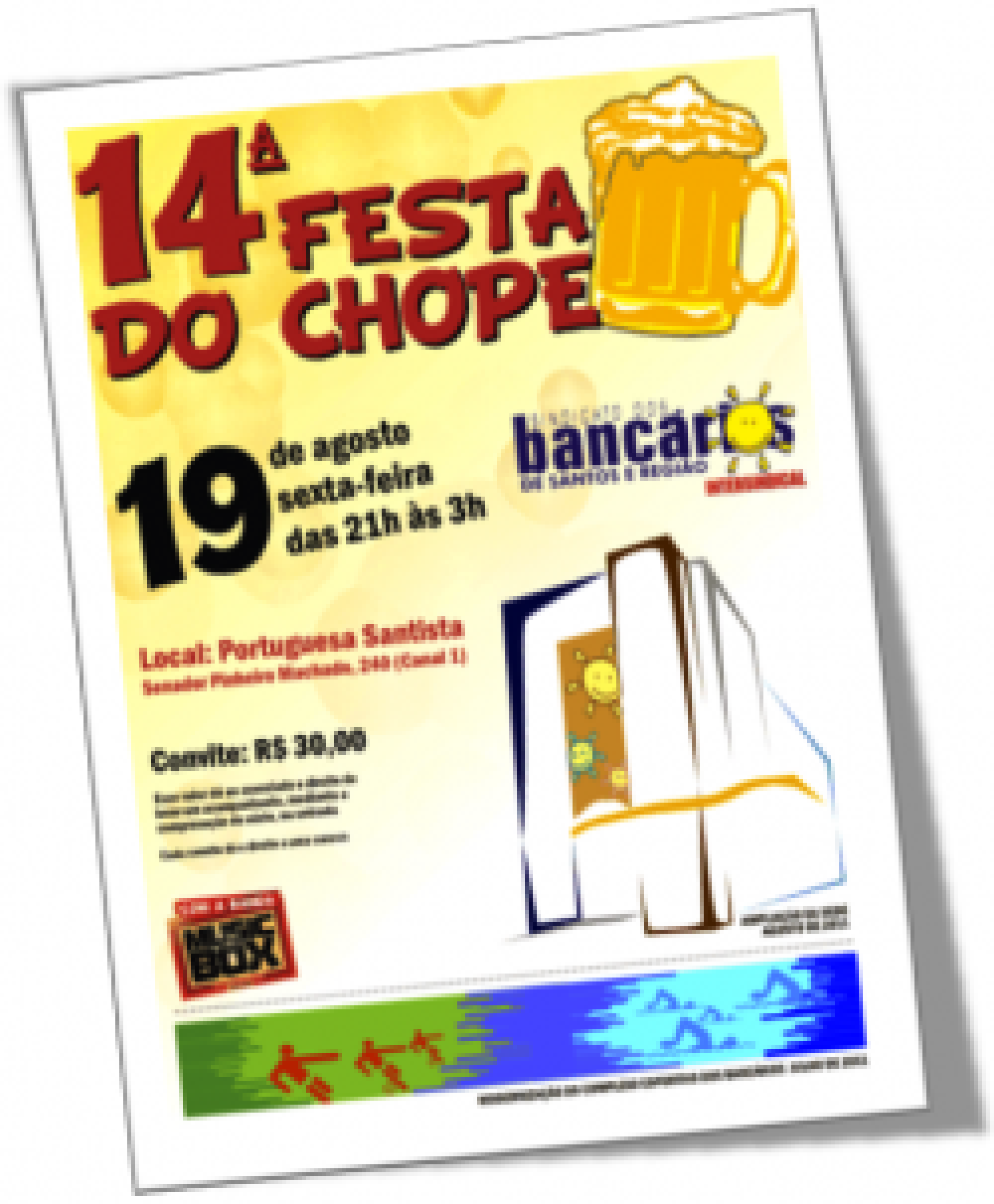 Não perca: Dia 19/08 tem a 14ª Festa do Chope