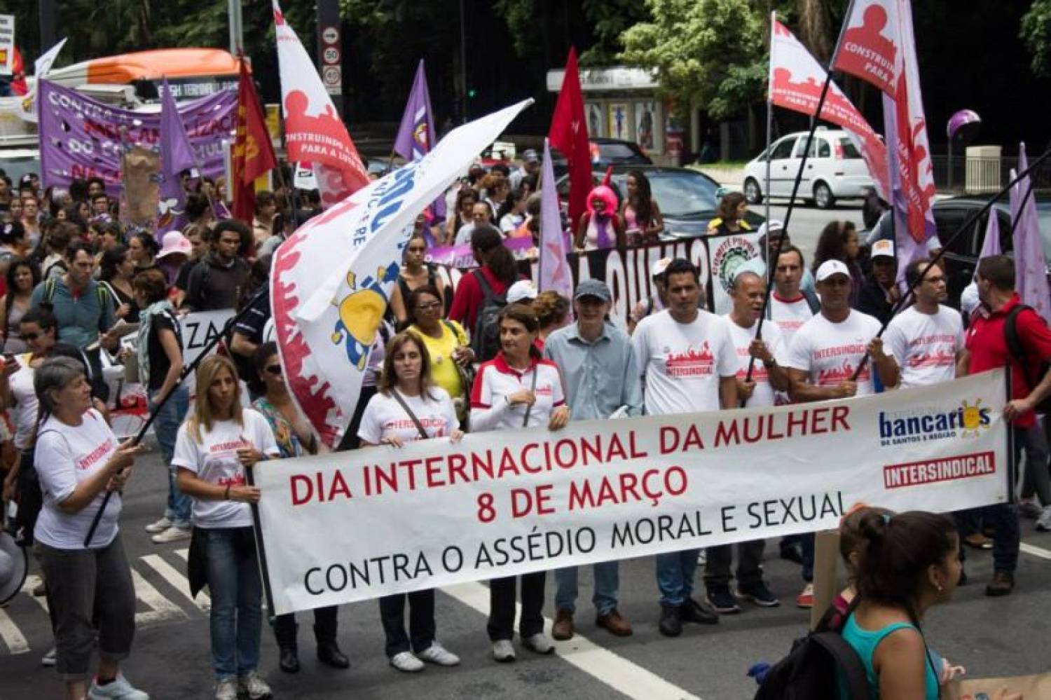 Diretoria participa da Marcha Unificada das Mulheres (8/3)