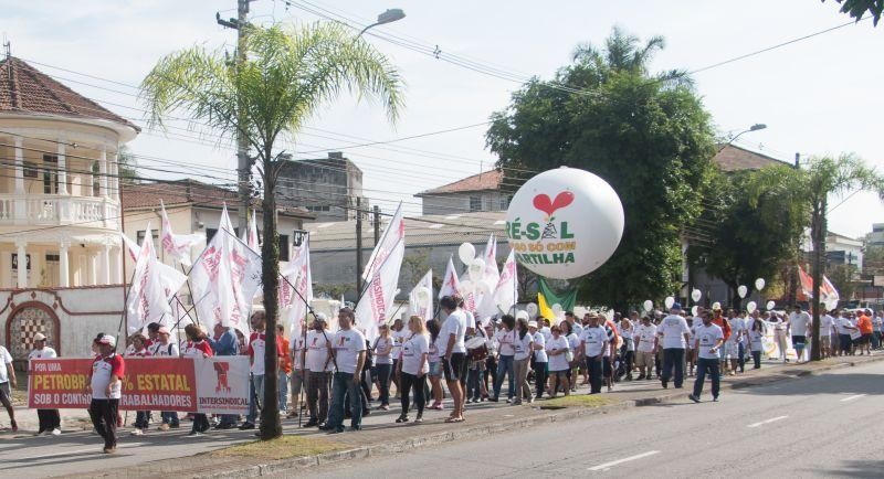 Ato contra a venda do Pré Sal