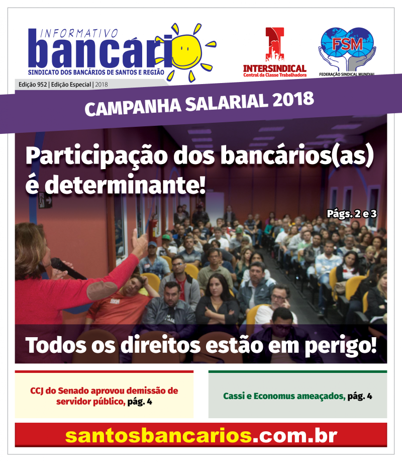 Participação dos bancários(as) é determinante!