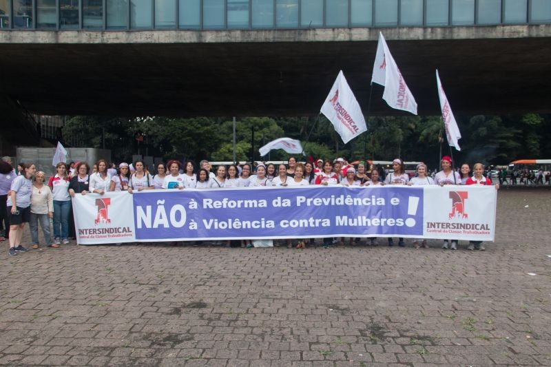 Ato das Mulheres em São Paulo - 8 de março