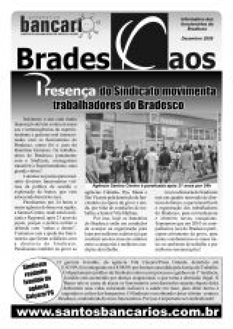 Presença do sindicato movimenta trabalhadores do Bradesco