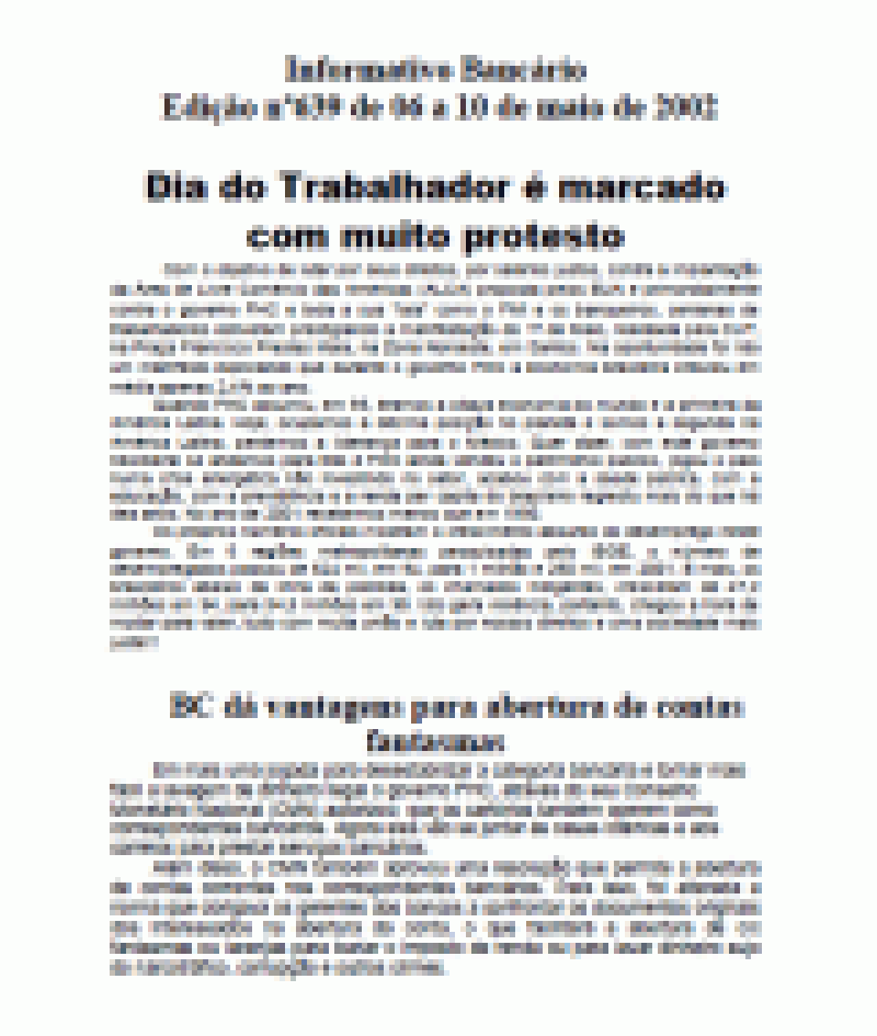 Dia do Trabalhador é marcado com muito protesto