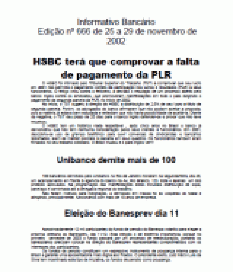 HSBC terá que comprovar a falta de pagamento da PLR