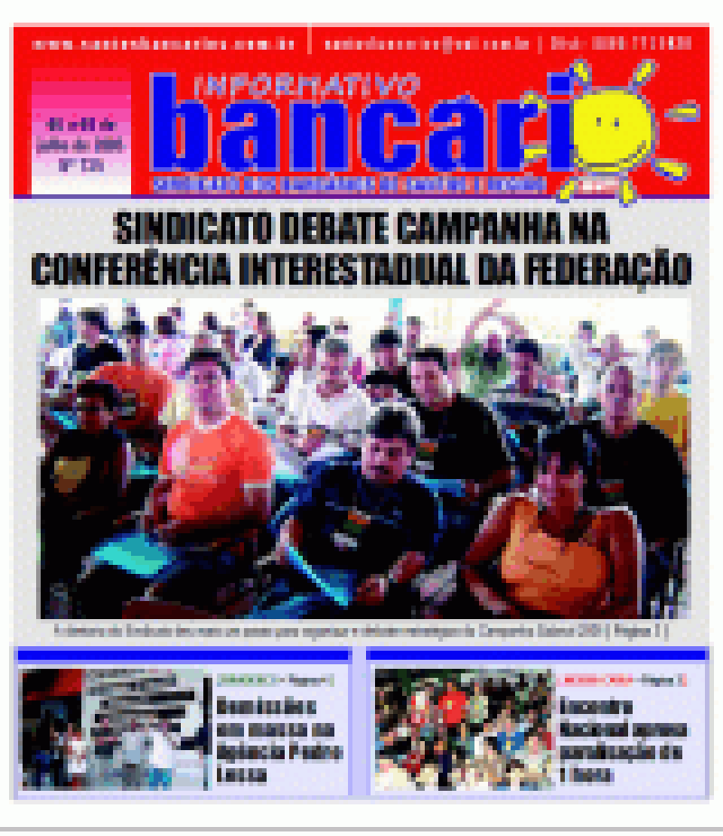 SINDICATO DEBATE CAMPANHA NA CONFERÊNCIA INTERESTADUAL