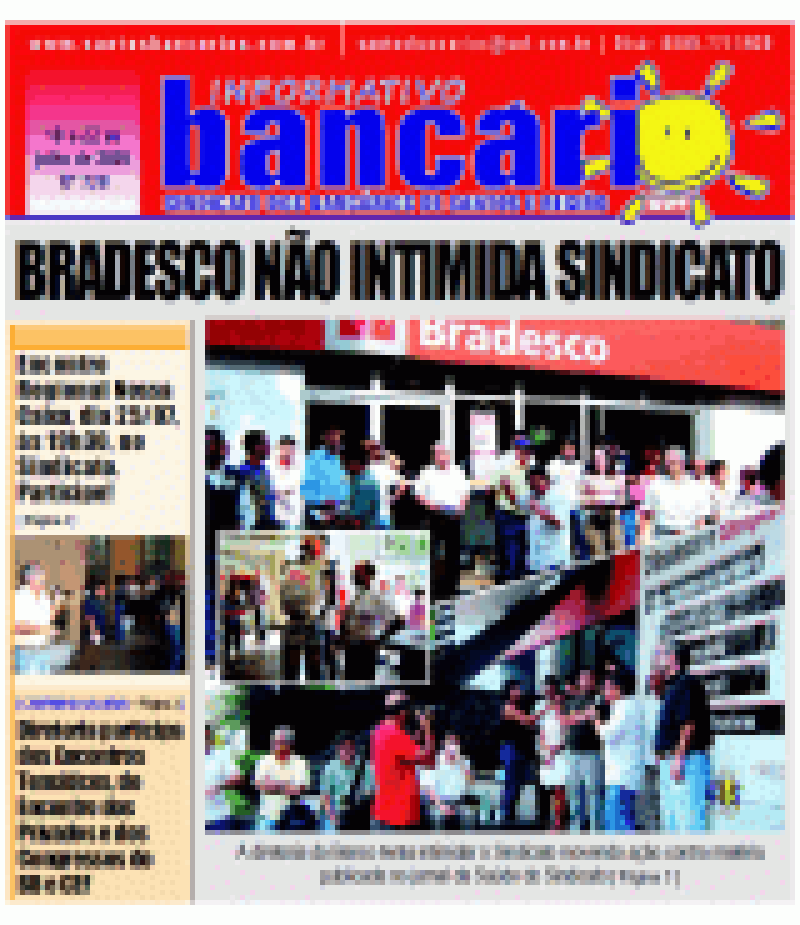 BRADESCO NÃO INTIMIDA SINDICATO