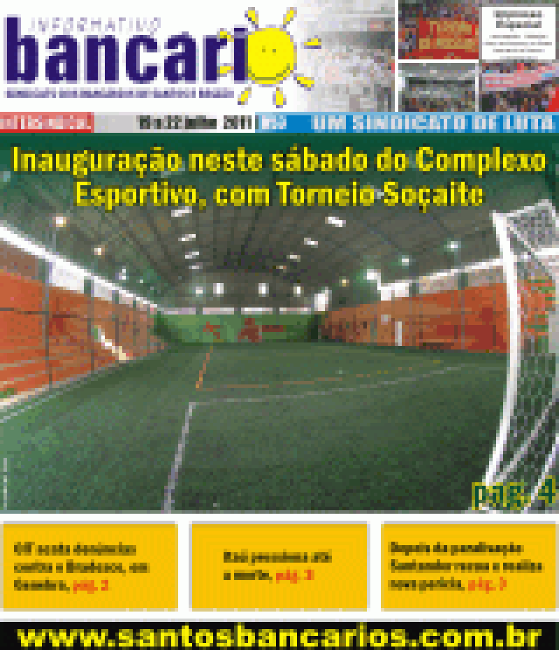 Inauguração neste sábado do Complexo Esportivo