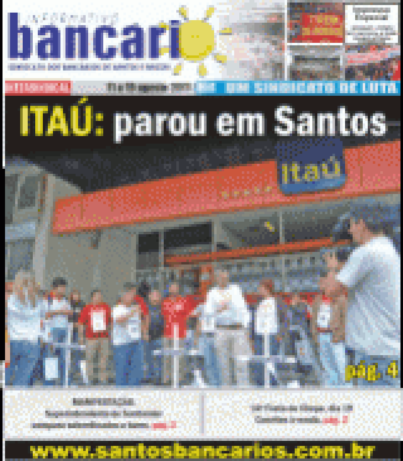 Itaú parou em Santos