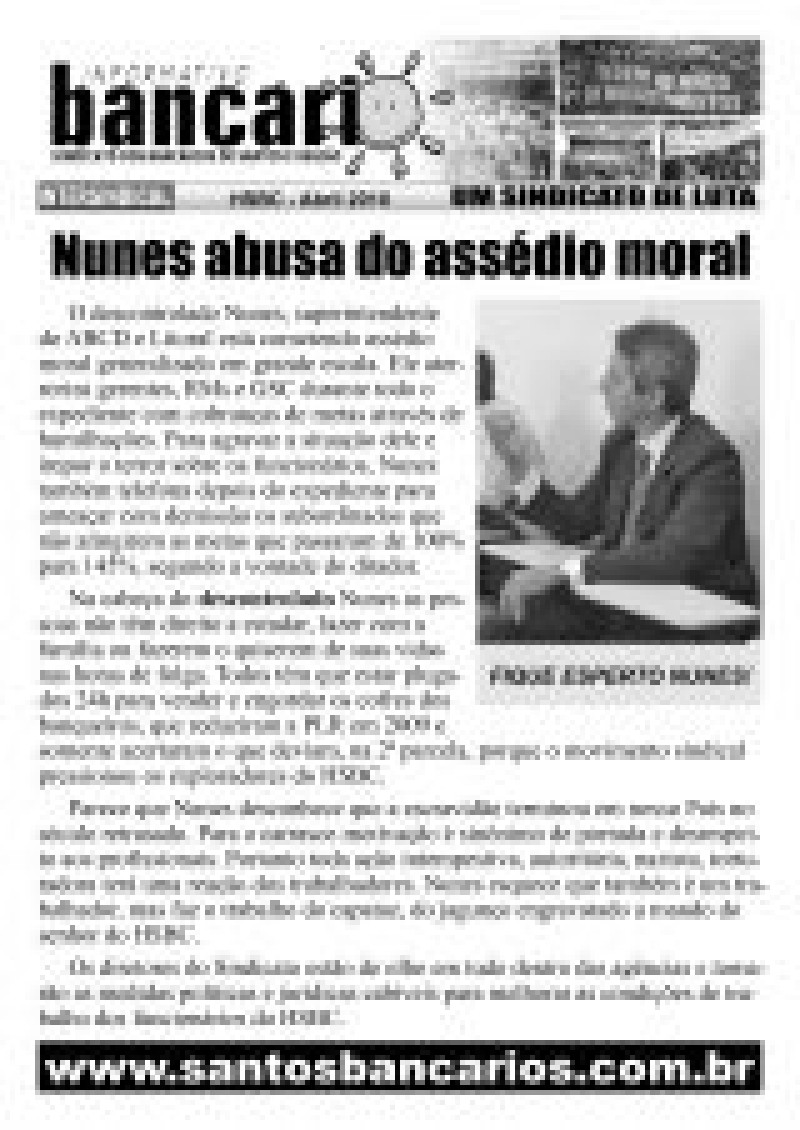 Nunes abusa do assédio moral