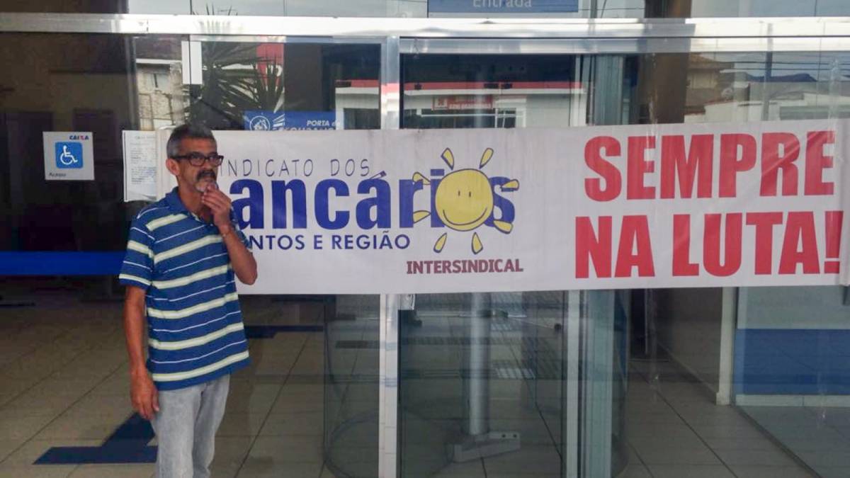 Agência da Caixa em Santos é paralisada por falta de condições de trabalho