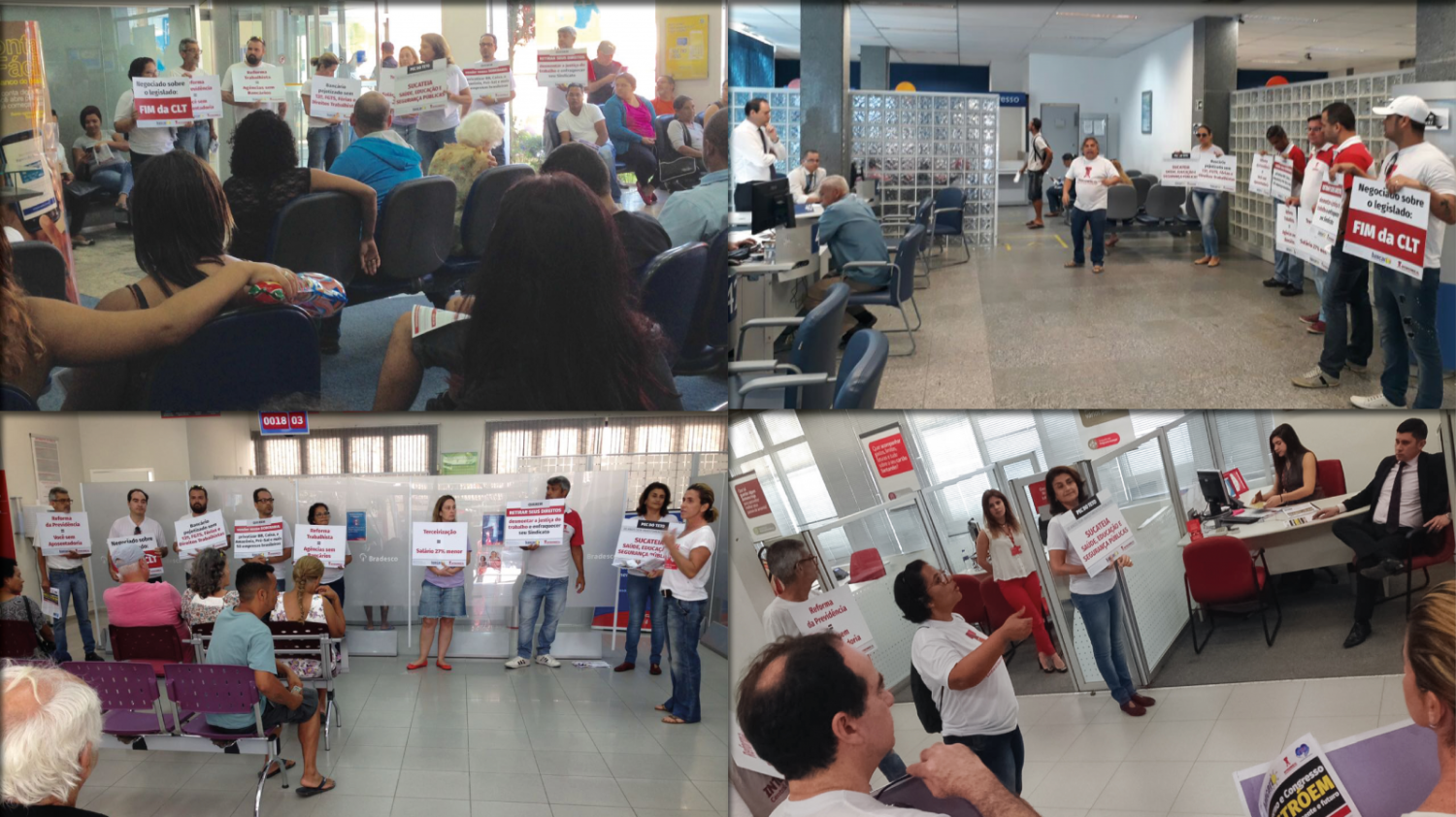 Sindicato faz campanha de mobilização contra ataques do governo e congresso Sindicato faz campanha de mobilização contra ataques do governo e congresso