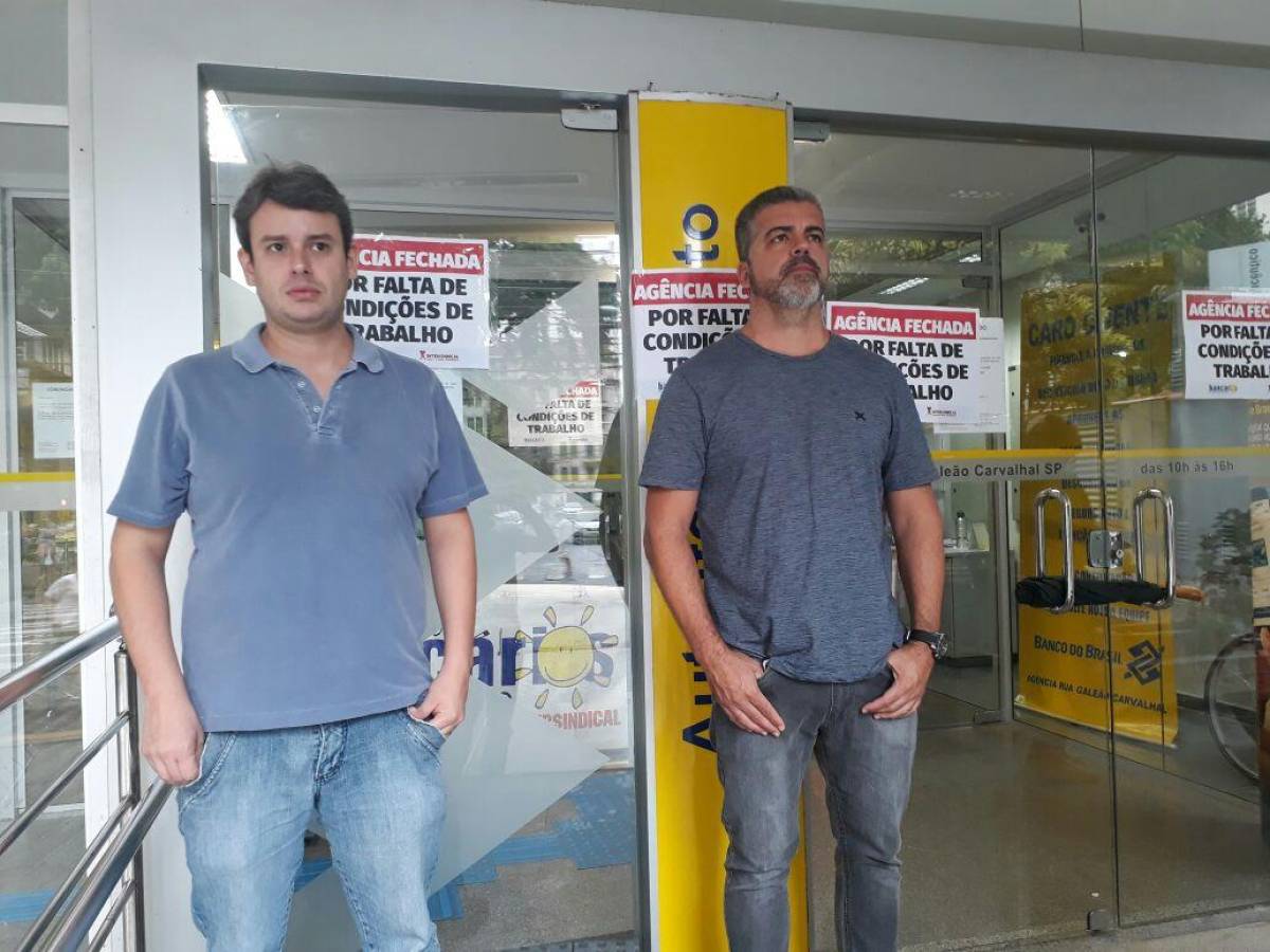 Agência do BB em Santos é fechada por falta de condições de trabalho
