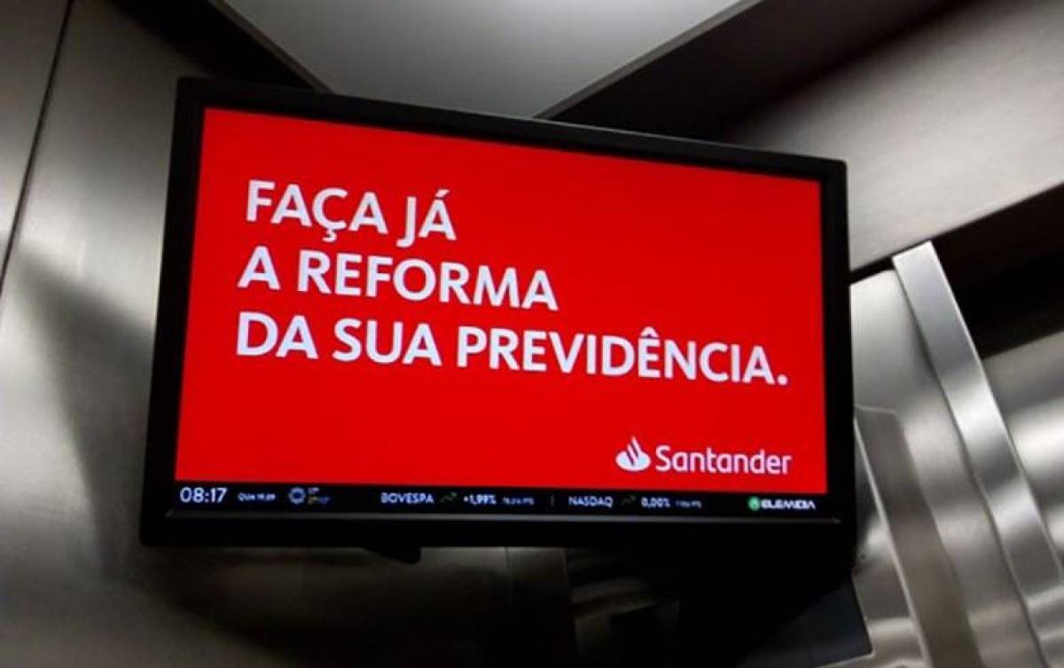 Santander escancara defesa do fim da aposentadoria