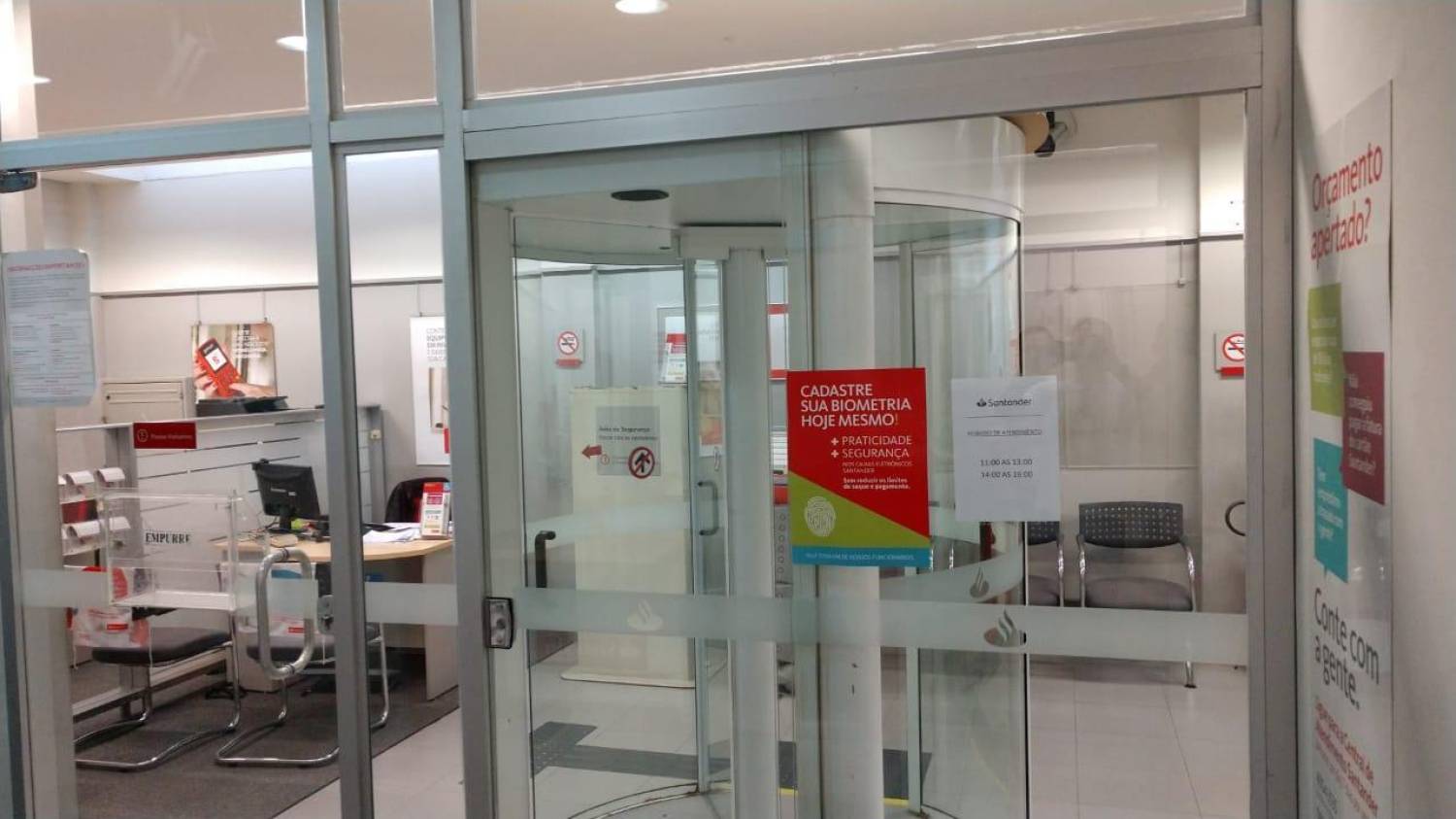 Sindicato combaterá insegurança no Santander com medidas jurídicas Sindicato combaterá insegurança no Santander com medidas jurídicas