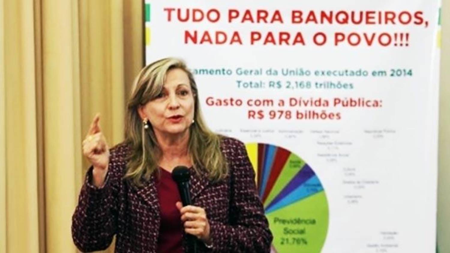 "Bancos são responsáveis pela crise", diz Maria Lúcia Fattorelli