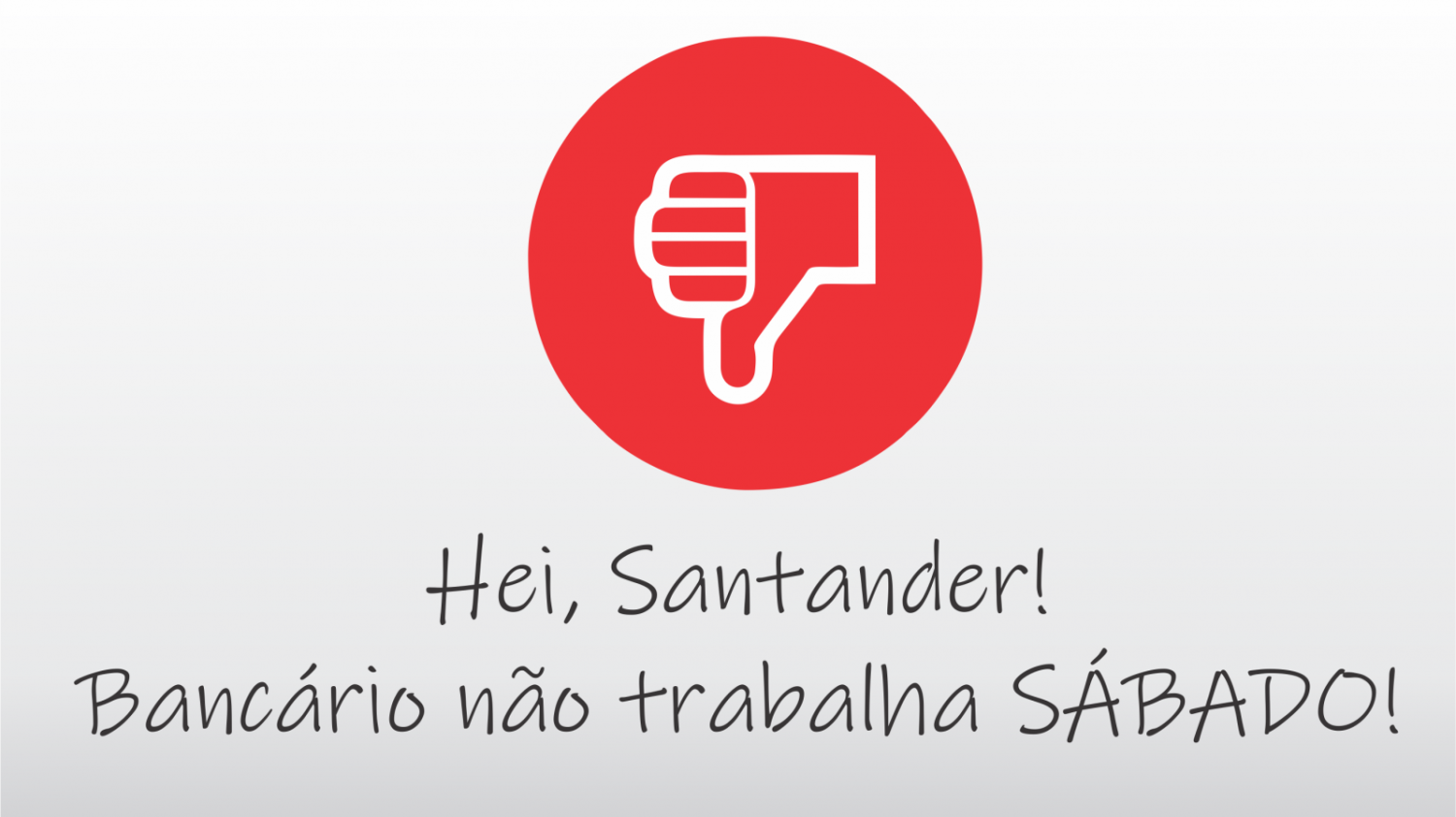 Debate com Santander termina sem avanços
