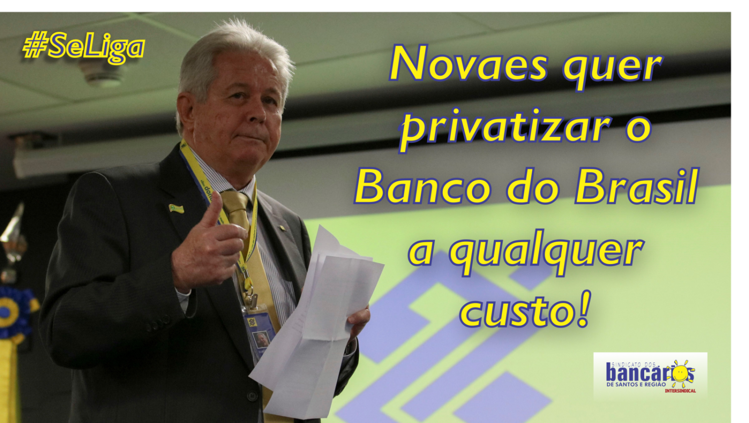Presidente do BB insiste em falar na privatização