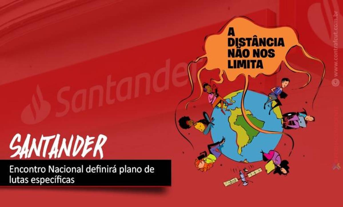 Encontro Nacional dos Bancários do Santander ocorre nesta terça (14)