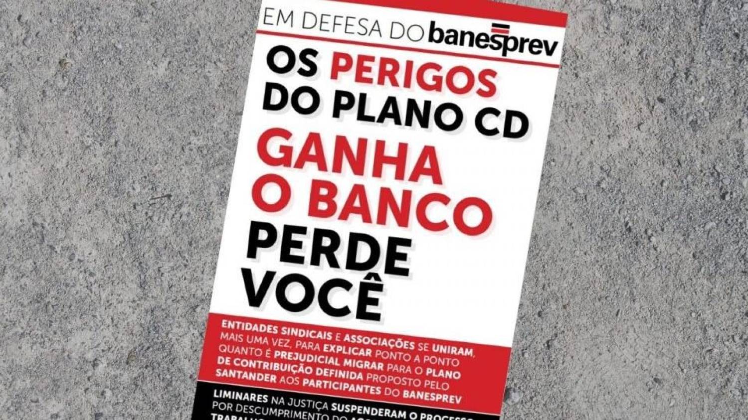 Jornal Especial Banesprev: entidades esclarecem o que o Santander não diz Jornal Especial Banesprev: entidades esclarecem o que o Santander não diz