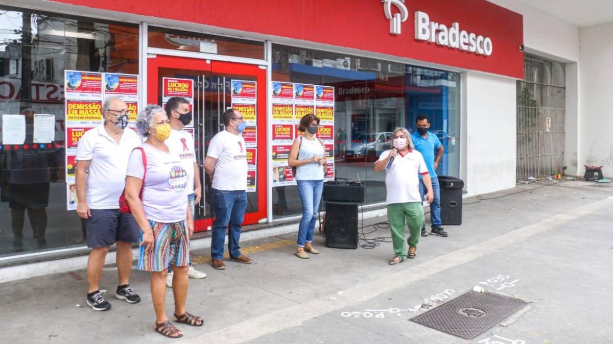 Dia Nacional de Luta contra demissões no Bradesco tem paralisações