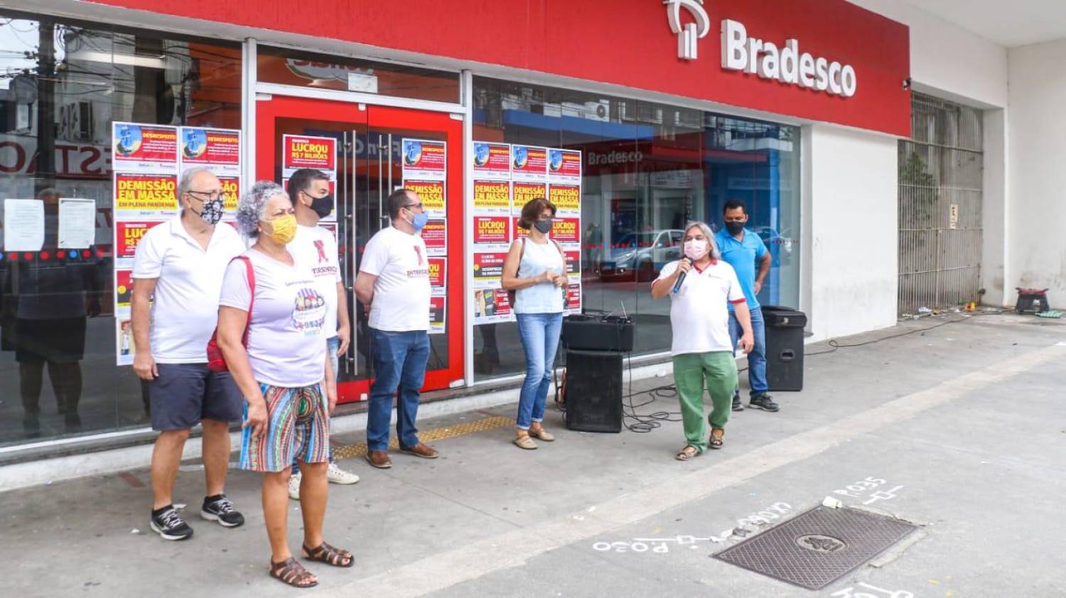 Dia Nacional de Luta contra demissões no Bradesco tem paralisações Dia Nacional de Luta contra demissões no Bradesco tem paralisações