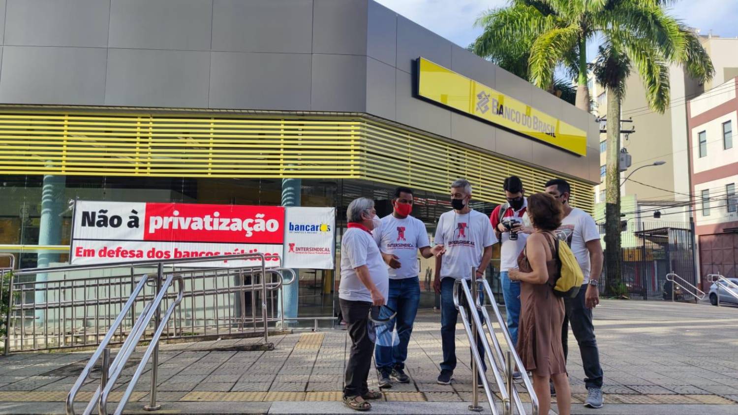 Bancários do BB na Baixada Santista em greve de 24h, hoje 10/2