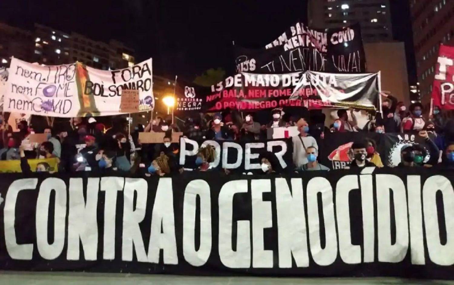 Centrais juntas nos atos da consciência negra contra Bolsonaro Centrais juntas nos atos da consciência negra contra Bolsonaro