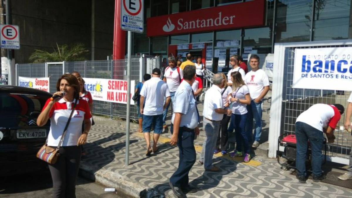 Sindicato paralisa Santander e fiscalizará problemas de assédio e estrutura