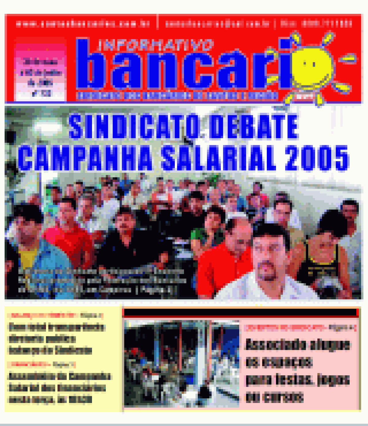 Sindicato debate campanha salarial 2005
