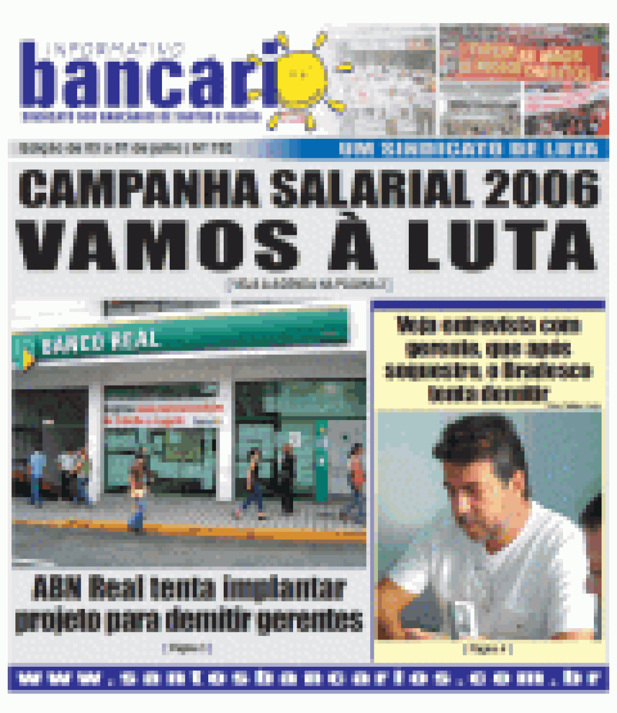 CAMPANHA SALARIAL 2006 VAMOS À LUTA