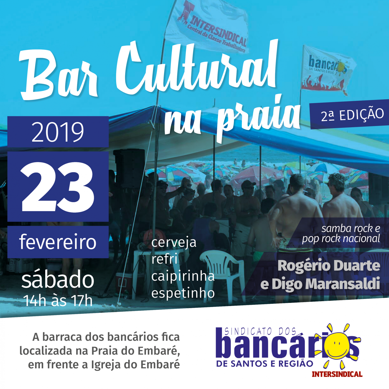 Nova edição do Bar Cultural de Verão acontece dia 23/2