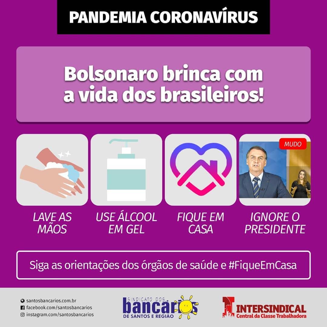 COVID-19: Presidente do BB coloca economia acima das vidas humanas