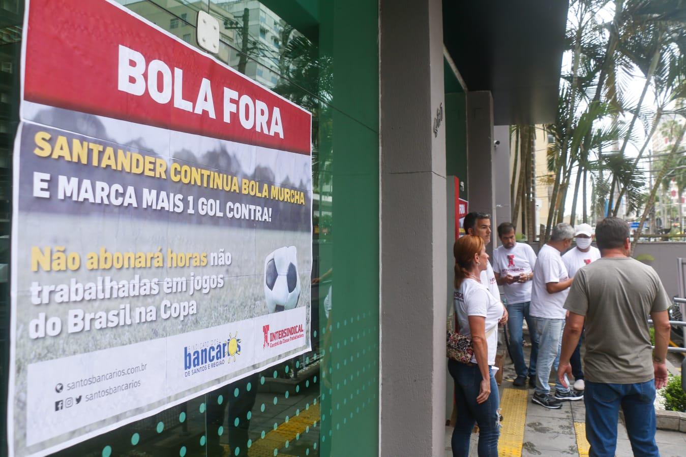 Dia Nacional de Luta contra a compensação das horas no Santander